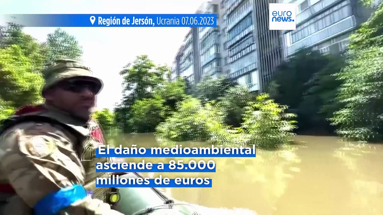 Kiev calcula que los ataques medioambientales rusos en Ucrania causaron daños por valor de 85.000 millones