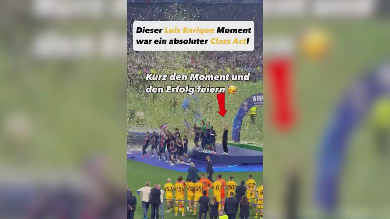 Sale a la luz lo que hizo Luis Enrique cuand el PSG levantó la Champions y el mundo entero lo aplaude: más de 1M de visitas