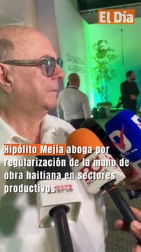 Hipólito Mejía aboga por regularización de la mano de obra haitiana en sectores productivos