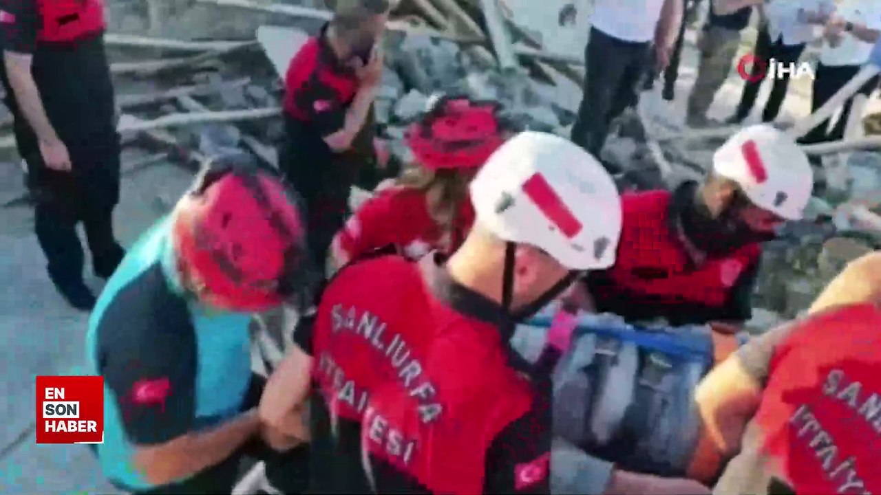 Şanlıurfa'da çöken duvarın altında kalan 4 işçi yaralandı