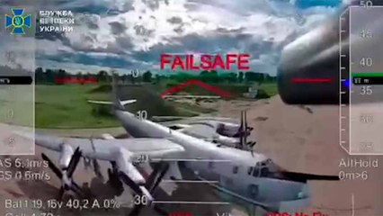 Ukraina publikuje nagranie z tajnej operacji, która zniszczyła 41 rosyjskich samolotów