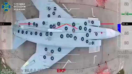 أوكرانيا تنشر فيديو لعملية سرية أسفرت عن تدمير 41 طائرة روسية