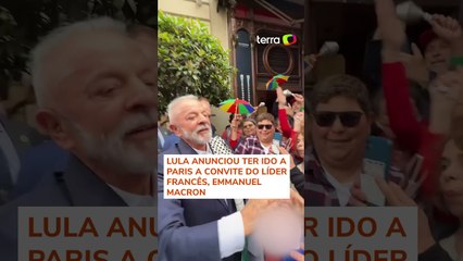 Lula desembarca na França e é festejado por apoiadores: ‘Bounjour Paris’ #shorts