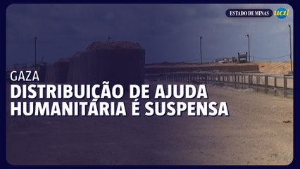 Distribuição de ajuda humanitária em Gaza é suspensa temporariamente