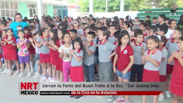 Llevan la Feria del Buen Trato a la Esc. “Sor Juana Inés de la Cruz en la Aviación