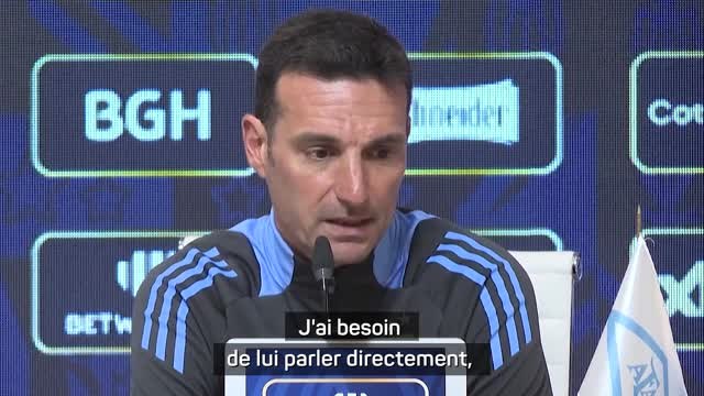 Argentine - Scaloni : Pour Messi, on n'a pas encore décidé