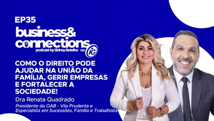 Podcast Business Connections: Renata Quadrado on Legal Impact in Family Relationships 🎙️