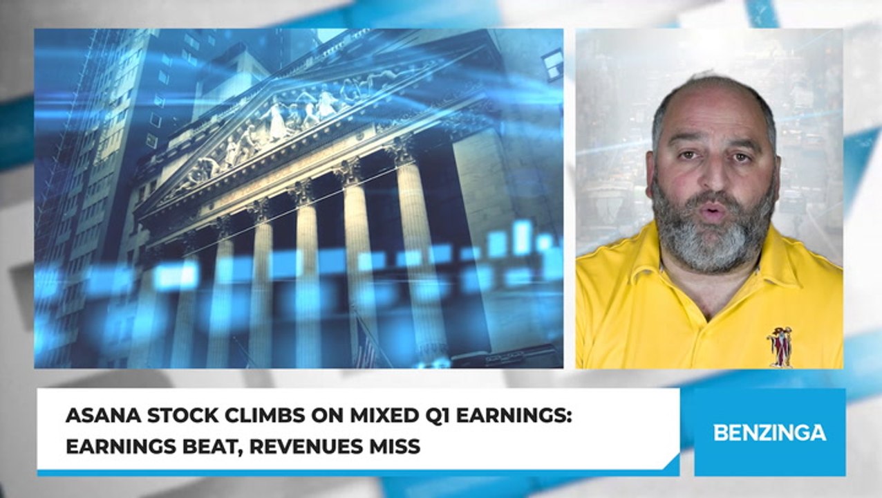 Asana Stock Climbs On Mixed Q1 Earnings: Earnings Beat, Revenues Miss