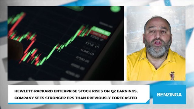 Hewlett-Packard Enterprise Stock Rises On Q2 Earnings, Company Sees Stronger EPS Than Previously Forecasted