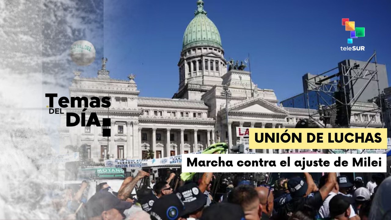 Masiva movilización en Argentina de jubilados y colectivos sociales