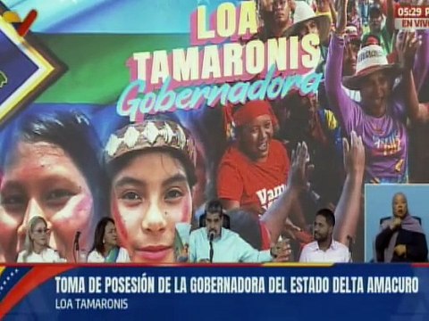 Jefe de Estado: Estamos seguros que con Loa vamos a una gran etapa del Delta Amacuro potencia