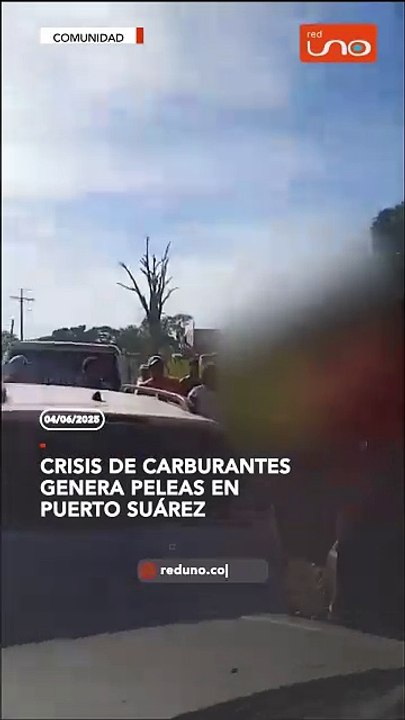 Crisis por carburantes genera peleas