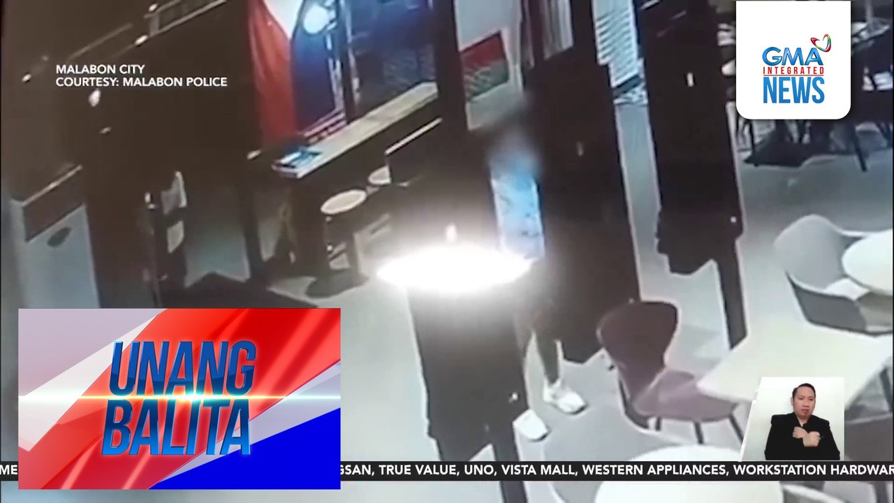 Huli-cam – Babae, hinablutan ng bag sa loob ng fastfood restaurant; biktima, nakipag-agawan sa bag | Unang Balita