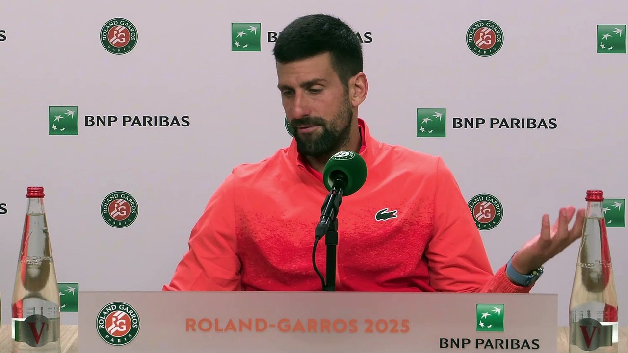 Roland-Garros 2025 - Novak Djokovic : "Ce n’est pas un secret, les Grands Chelems sont tout pour moi"
