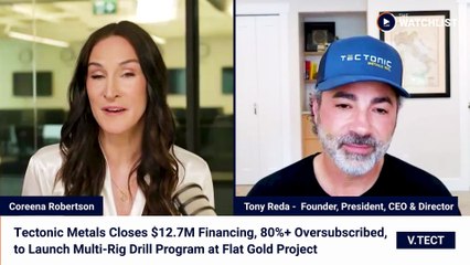 Tectonic Metals Chairman, Founder, President, CEO & Director Tony Reda