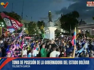 Yulisbeth García es juramentada como gobernadora del estado Bolívar