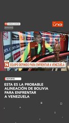 Probable alineación para enfrentar a Venezuela