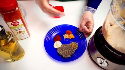 Doritos crujientes con harina de garbanzo.