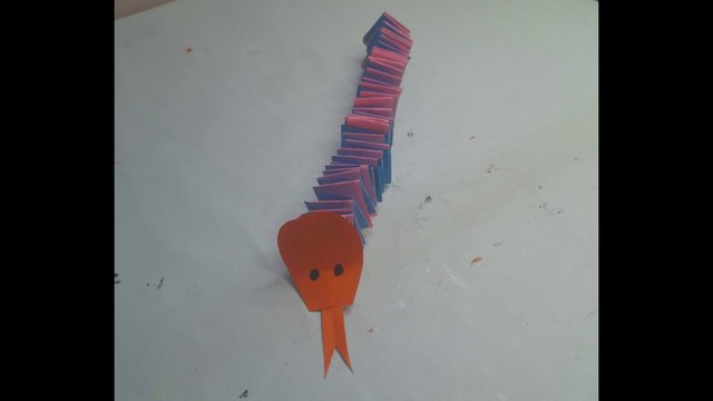 How to Make a Slithering Snake with Paper | Easy Moving Paper Snake Craft