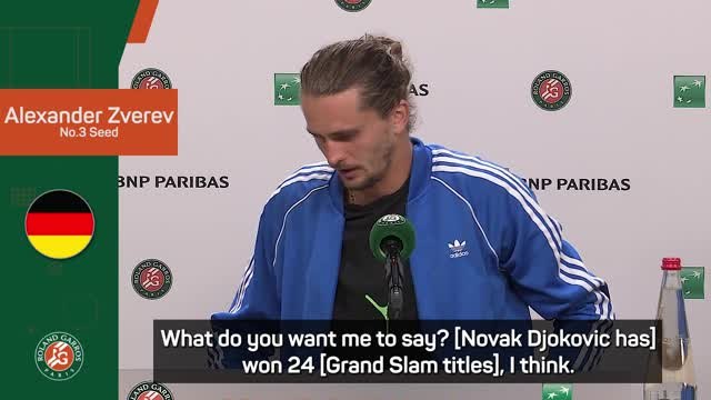 'Forget his age!' - Zverev asks fans to respect 'underrated' Djokovic