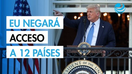 Trump prohibirá la entrada a EU a ciudadanos de 12 países