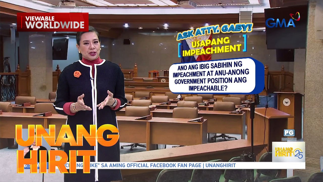 #AskAttyGaby— Usapang impeachment | Unang Hirit