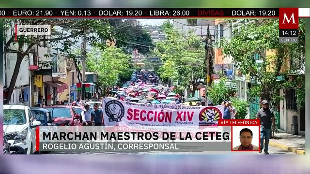 Maestros de la CETEG fuerzan entrada a la Auditoría Superior del Estado en Guerrero
