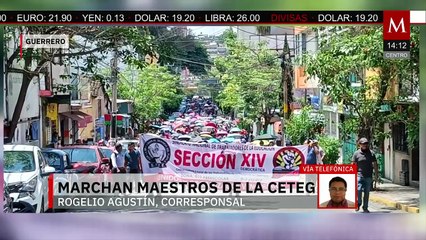 Maestros de la CETEG fuerzan entrada a la Auditoría Superior del Estado en Guerrero