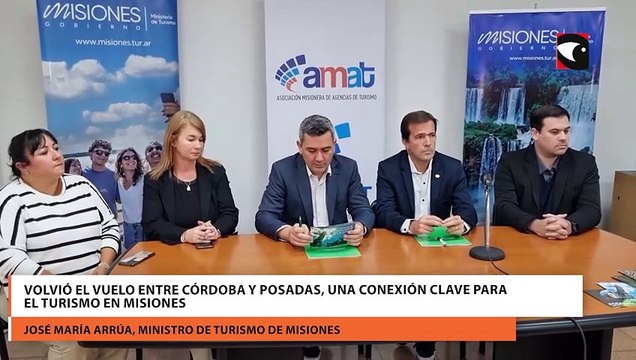Volvió el vuelo entre Córdoba y Posadas, una conexión clave para el turismo en Misiones