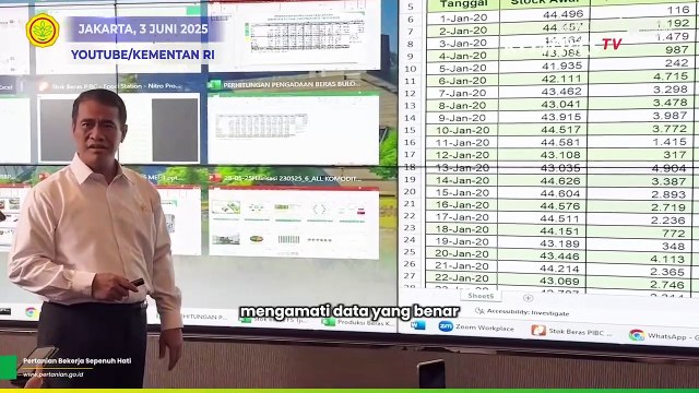 [FULL] Mentan Amran Beber Dugaan Permainan Mafia Pangan hingga Kejanggalan Data Beras di Cipinang