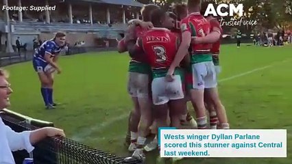 Stunning Newcastle Rugby League try