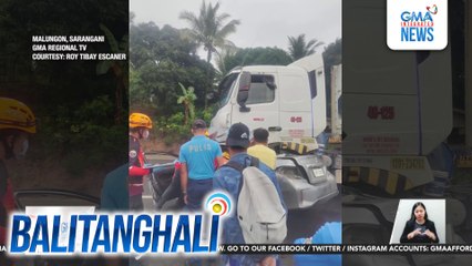 Mag-asawa at 3-anyos na anak, patay nang sumalpok ang kanilang kotse sa truck | Balitanghali