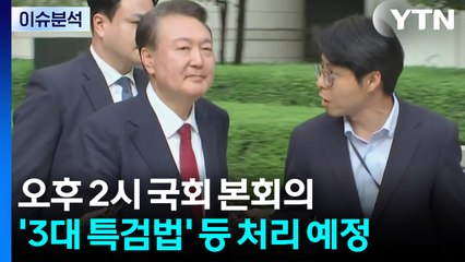 [뉴스나우] 민주당, 3대 특검법 오늘 본회의 처리 예고 / YTN
