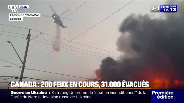 Le Canada est victime de mégafeux, 200 foyers sont actifs dont la moitié hors de contrôle