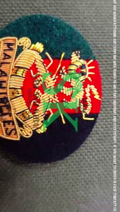 British Army Bullion Embroidered Blazer Badges, Emorodiery Manufacturers, Embroidered Bullion Badge