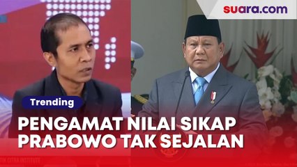 Pengamat Pakai Contoh Hasan Nasbi, Sikap Prabowo Dinilai Tak Sejalan dengan Arahannya Sendiri