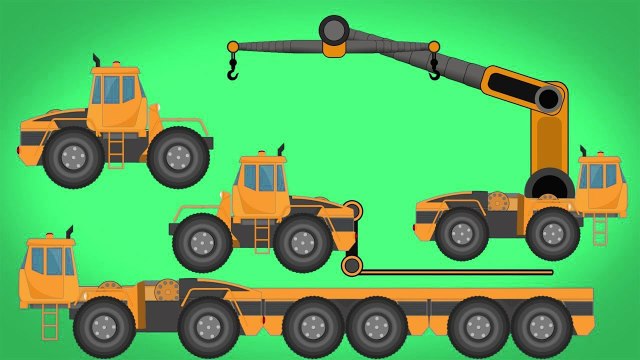 Transport Lifting Truck, Car Cartoon Video for Kids