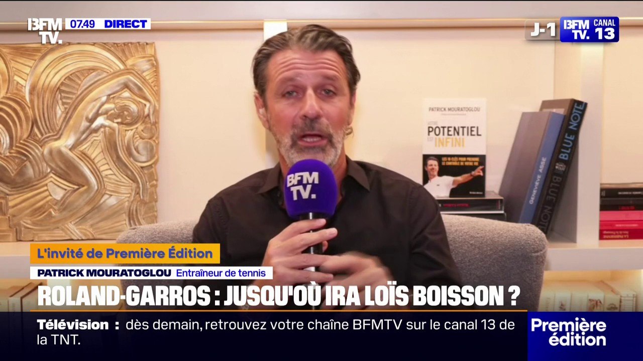 Loïs Boisson en demi-finale de Roland-Garros: "Je pense qu'elle a les armes pour s'imposer face à Coco Gauff", assure Patrick Mouratoglou