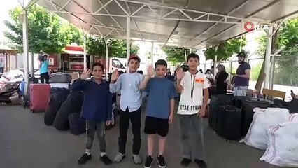 Sıfır noktasında bayram kuyruğu: Suriyeliler bayram için ülkelerine dönüyor!