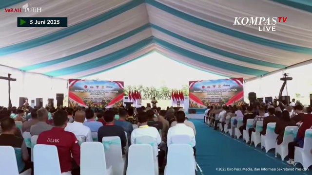 [FULL] Presiden Prabowo di Panen Raya Jagung: Saya Tak Akan Tenang, Sebelum RI Swasembada Pangan