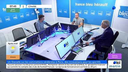 Le docteur Philippe Malafosse  spécialiste des commotions cérébrales