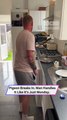 Pigeon Crashes Kitchen Like It Owns the Place—Man Stunned!