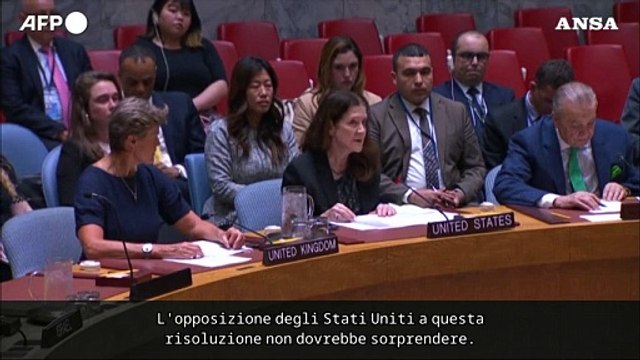 Gli Usa bocciano la risoluzione del Consiglio di Sicurezza Onu su Gaza