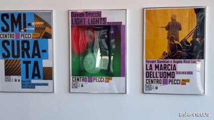 La marcia dell'uomo al Centro Pecci di Prato