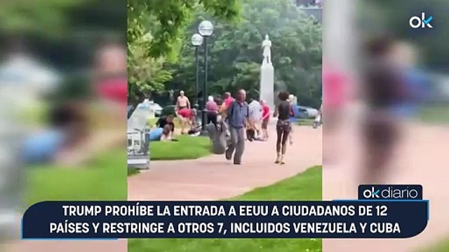 Trump prohíbe la entrada a EEUU a ciudadanos de 12 países y restringe a otros 7, incluidos Venezuela y Cuba