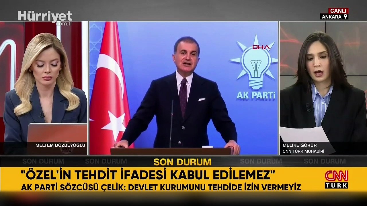AK Parti Sözcüsü Çelik'ten Özgür Özel'e tepki: Yargıyı hedef alan tehditkar ifadeler kabul edilemez