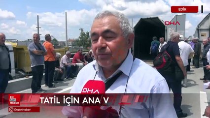 Gurbetçiler, tatil için ana vatana trenle gelmeye başladı