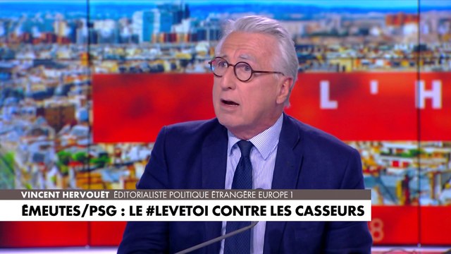 Vincent Hervouët : «Je ne vois pas des émeutiers, ce n'est pas de la colère mais de la jubilation»