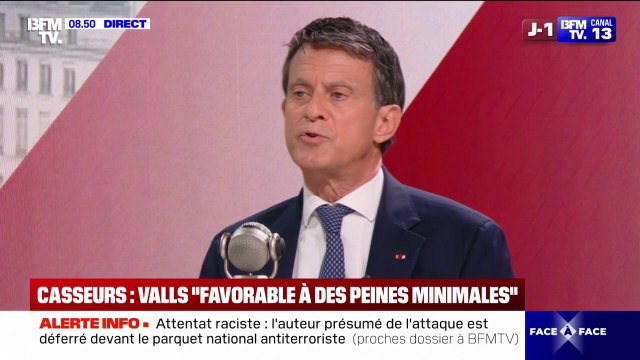 Débordements à Paris: Manuel Valls refuse d'utiliser le mot barbares pour parler des casseurs qui enflamme le débat
