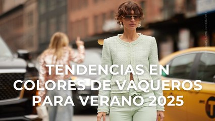 Tendencias en colores de vaqueros para verano 2025
